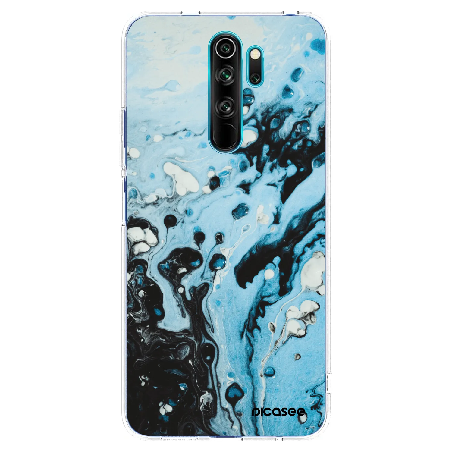 Picasee husă transparentă din silicon pentru Xiaomi Redmi Note 8 Pro - Organic blue
