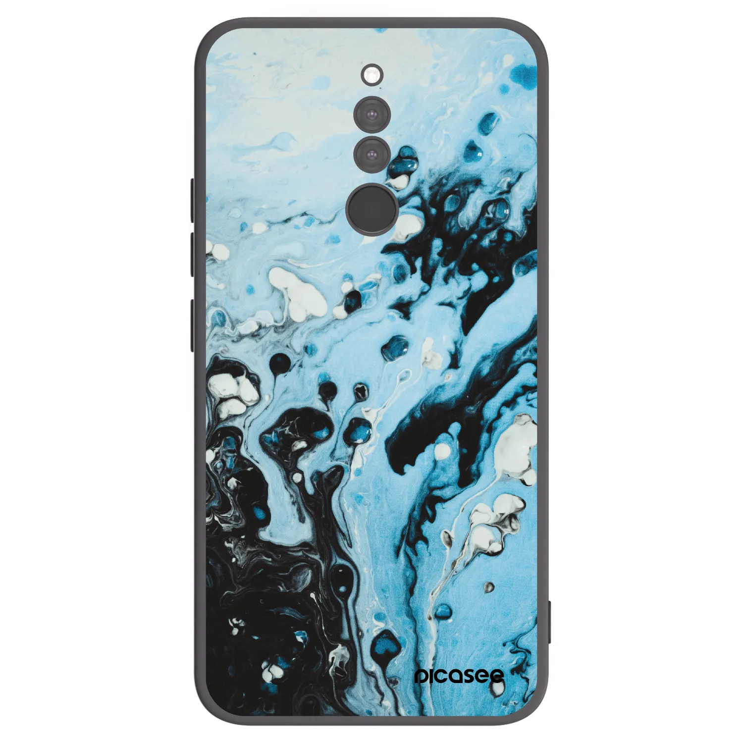 Picasee husă neagră din silicon pentru Xiaomi Redmi 8 - Organic blue
