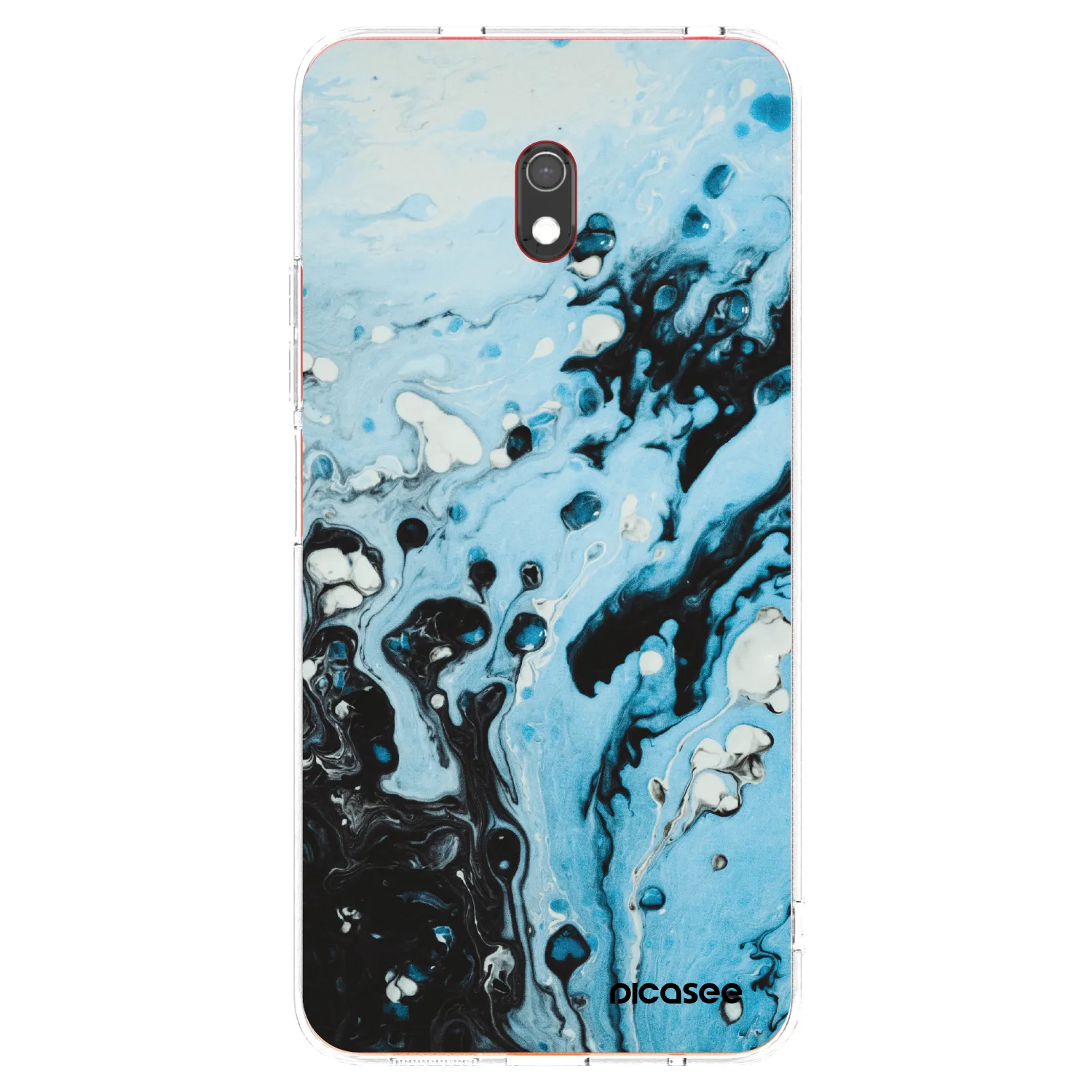 Picasee husă transparentă din silicon pentru Xiaomi Redmi 8A - Organic blue