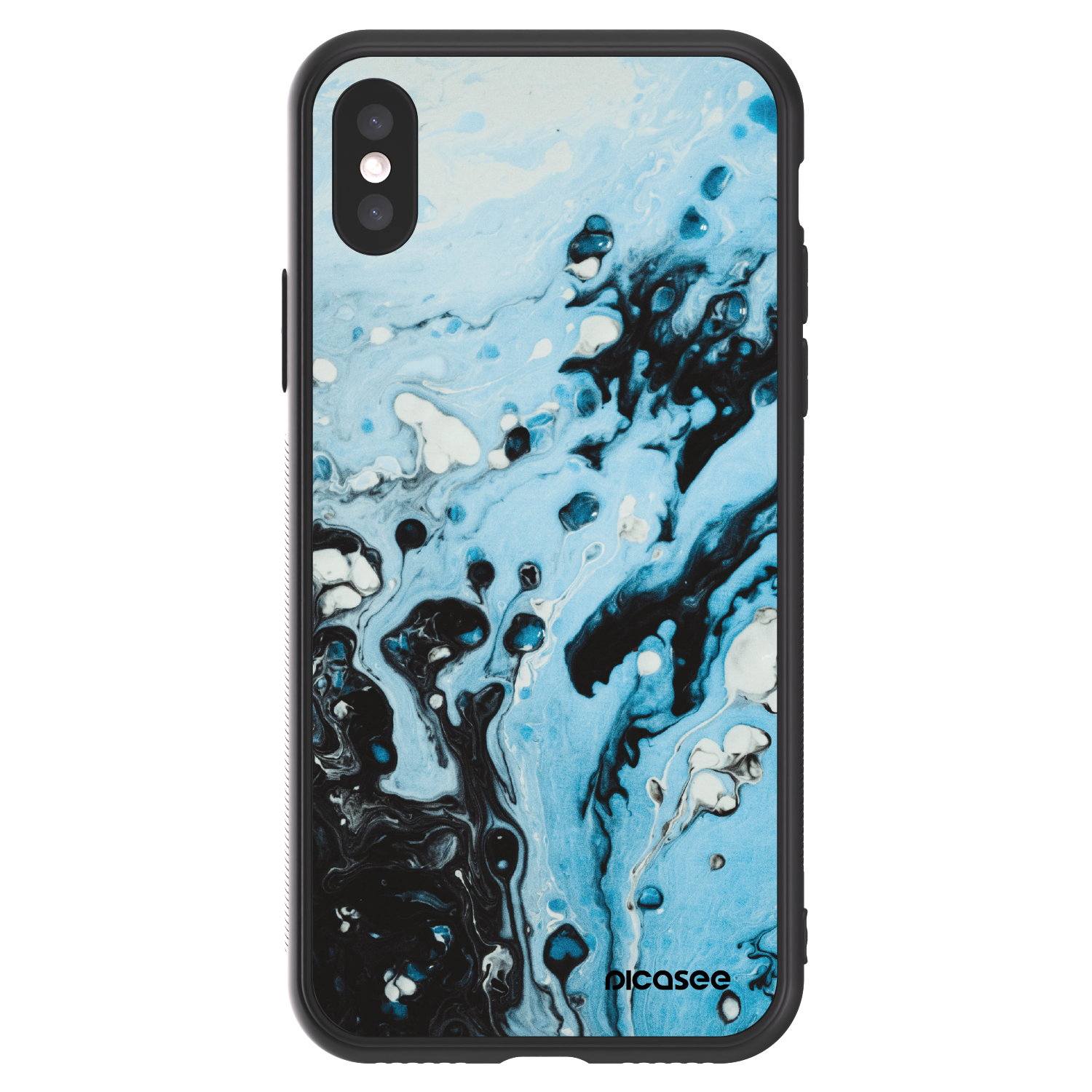Picasee ULTIMATE CASE pentru Apple iPhone X/XS - Organic blue