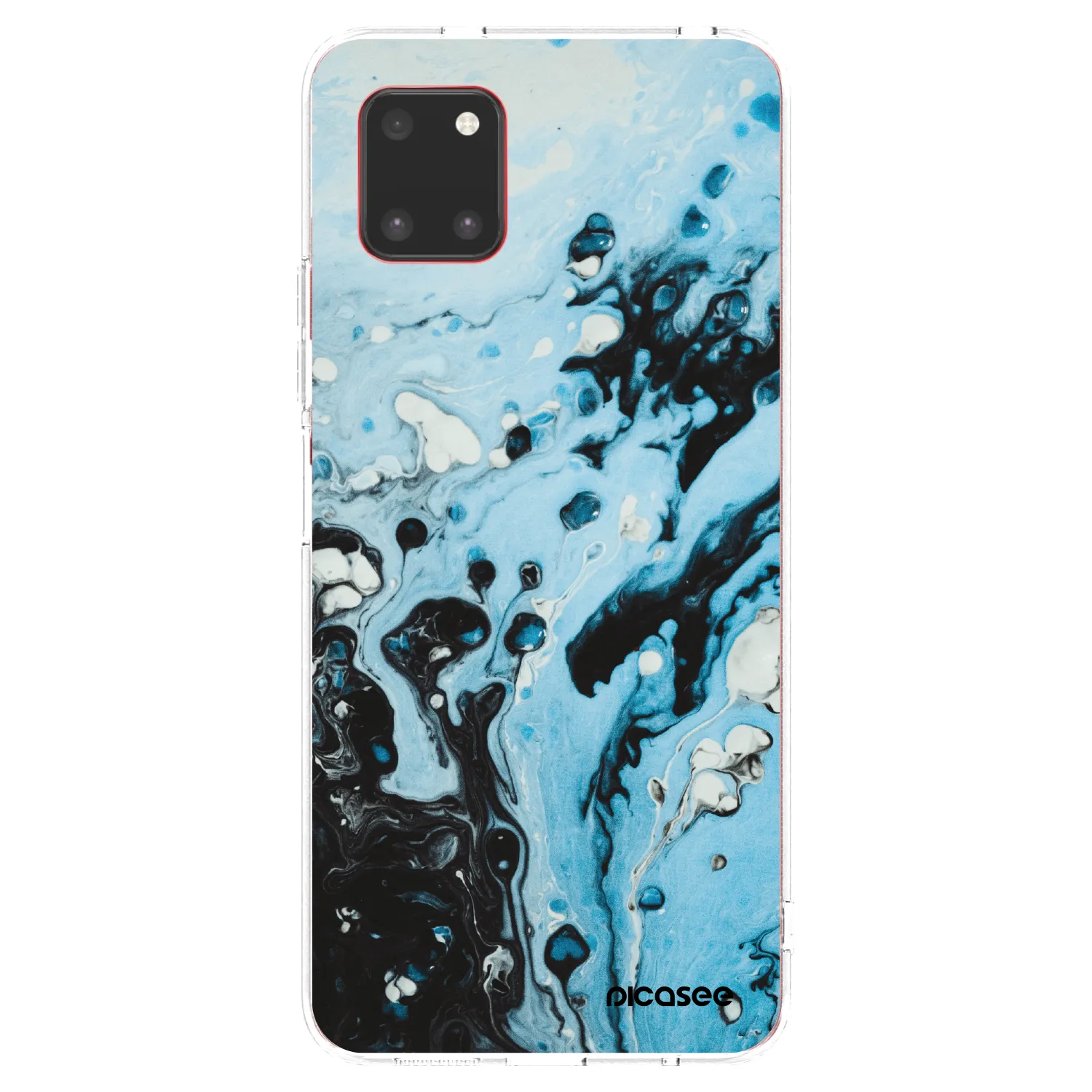 Picasee husă transparentă din silicon pentru Samsung Galaxy Note 10 Lite N770F - Organic blue