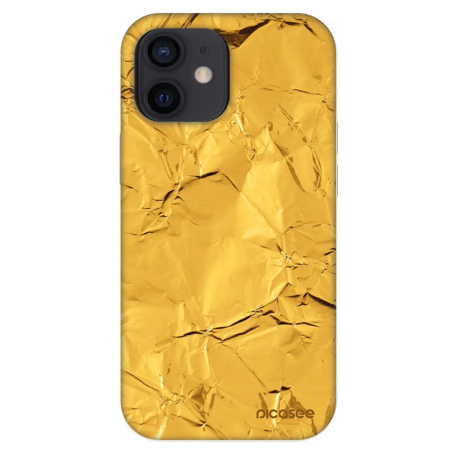 Picasee Fashion Case pentru Apple iPhone 12 mini - Gold