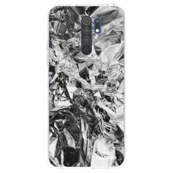 Picasee husă transparentă din silicon pentru Xiaomi Redmi 9 - Chrome