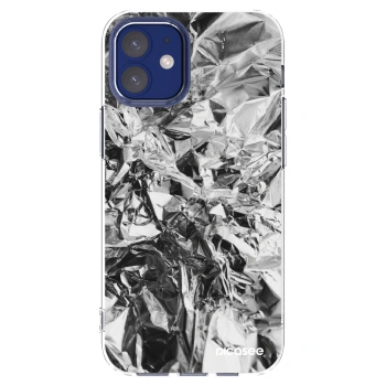 Picasee husă transparentă din silicon pentru Apple iPhone 12 mini - Chrome