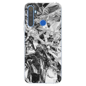 Picasee husă transparentă din silicon pentru Realme 5 - Chrome