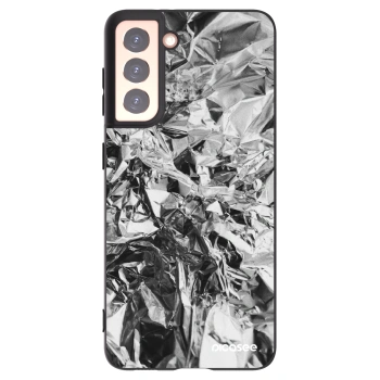 Picasee husă neagră din silicon pentru Samsung Galaxy S21 5G G991B - Chrome