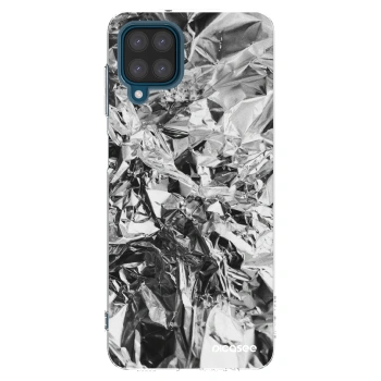 Picasee husă transparentă din silicon pentru Samsung Galaxy A12 A125F - Chrome