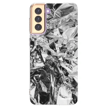 Picasee husă transparentă din silicon pentru Samsung Galaxy S21+ 5G G996F - Chrome