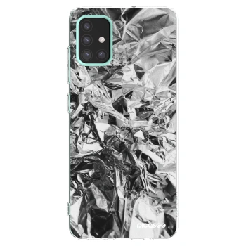 Picasee husă transparentă din silicon pentru Samsung Galaxy M31s - Chrome