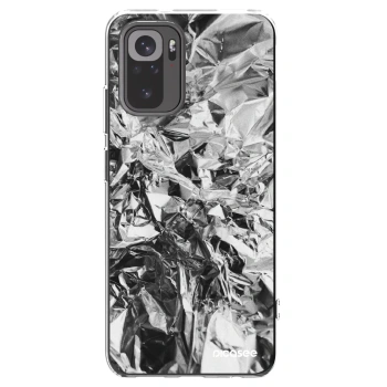 Picasee husă transparentă din silicon pentru Xiaomi Redmi Note 10 - Chrome