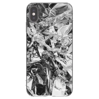Picasee husă transparentă din silicon pentru Apple iPhone XS Max - Chrome