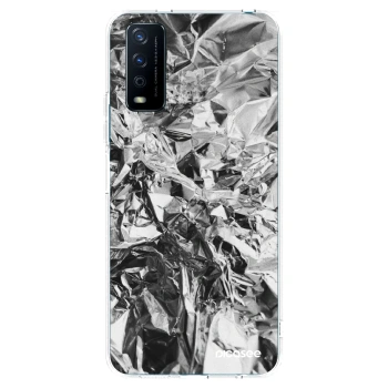 Picasee husă transparentă din silicon pentru Vivo Y11s - Chrome