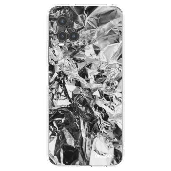 Picasee husă transparentă din silicon pentru Vivo Y33s - Chrome