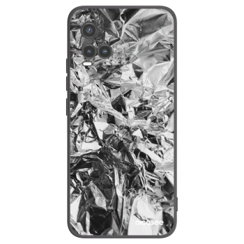 Picasee husă neagră din silicon pentru Vivo Y33s - Chrome