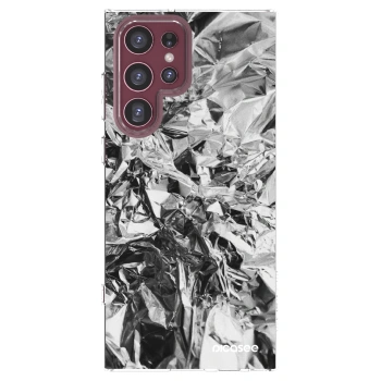 Picasee husă transparentă din silicon pentru Samsung Galaxy S22 Ultra 5G - Chrome