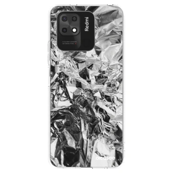 Picasee husă transparentă din silicon pentru Xiaomi Redmi 10C - Chrome