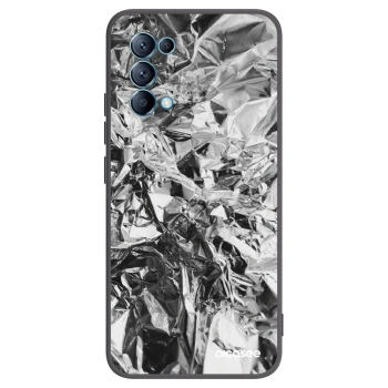 Picasee husă neagră din silicon pentru OPPO Reno 5 5G - Chrome