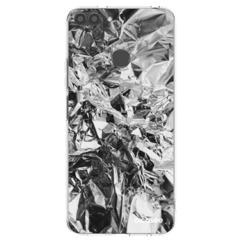 Picasee husă transparentă din silicon pentru Huawei P Smart - Chrome