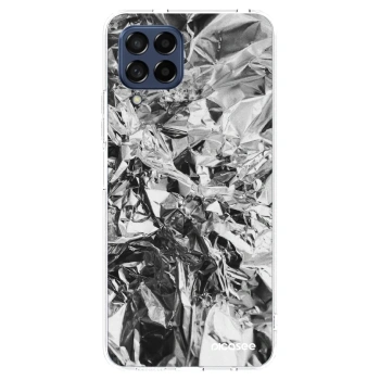 Picasee husă transparentă din silicon pentru Samsung Galaxy M53 5G - Chrome