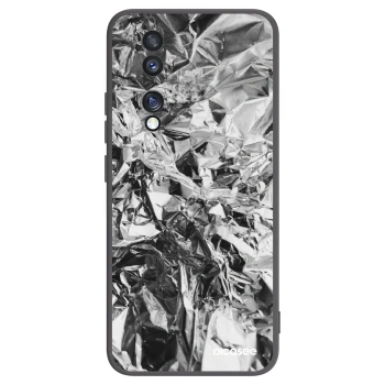 Picasee husă neagră din silicon pentru Honor 70 - Chrome