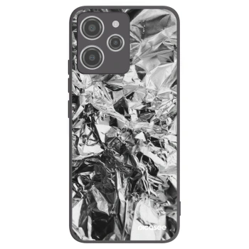 Picasee husă neagră din silicon pentru Xiaomi Redmi 12 4G - Chrome