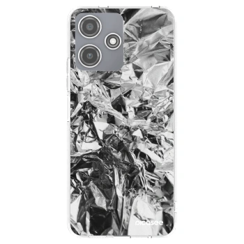 Picasee husă transparentă din silicon pentru Xiaomi Redmi 12 5G - Chrome