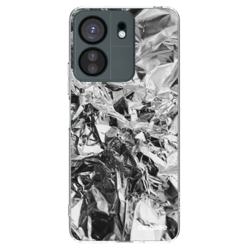Picasee husă transparentă din silicon pentru Xiaomi Redmi 13C 4G - Chrome
