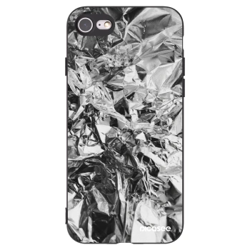Picasee husă neagră din silicon pentru Apple iPhone 8 - Chrome