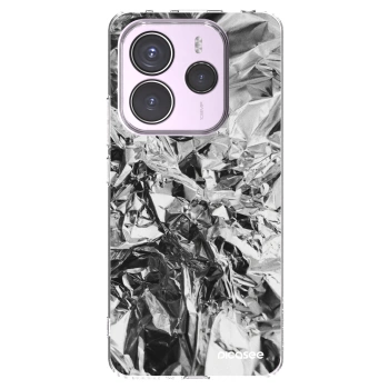 Picasee husă transparentă din silicon pentru Xiaomi Redmi Note 14 5G - Chrome