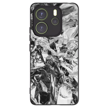 Picasee husă neagră din silicon pentru Xiaomi Redmi Note 14 4G - Chrome