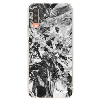 Picasee husă transparentă din silicon pentru Samsung Galaxy A70 A705F - Chrome