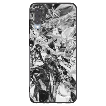 Picasee husă neagră din silicon pentru Samsung Galaxy A70 A705F - Chrome