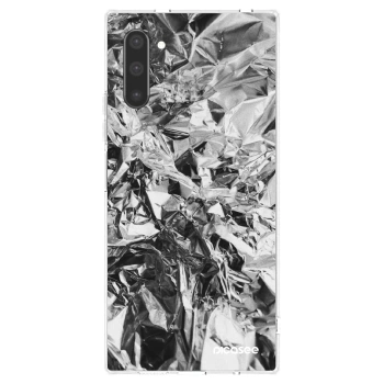 Picasee husă transparentă din silicon pentru Samsung Galaxy Note 10 N970F - Chrome