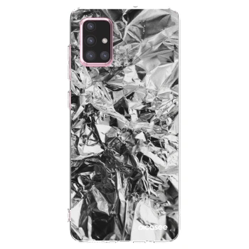 Picasee husă transparentă din silicon pentru Samsung Galaxy A71 A715F - Chrome