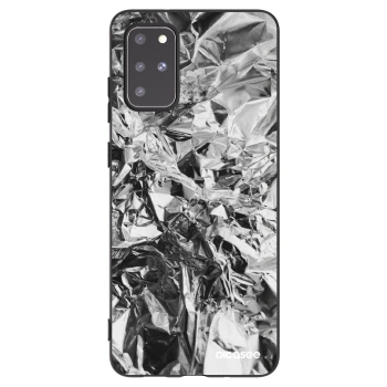 Picasee husă neagră din silicon pentru Samsung Galaxy S20+ G985F - Chrome