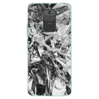 Picasee husă neagră din silicon pentru Xiaomi Redmi Note 9 - Chrome