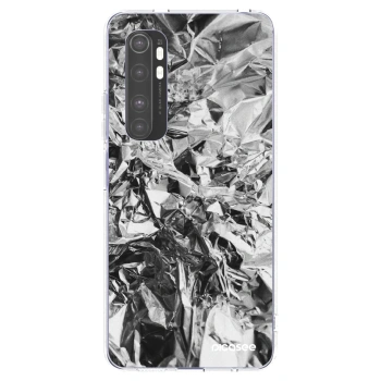 Picasee husă transparentă din silicon pentru Xiaomi Mi Note 10 Lite - Chrome