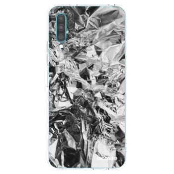Picasee husă transparentă din silicon pentru Samsung Galaxy A30s A307F - Chrome