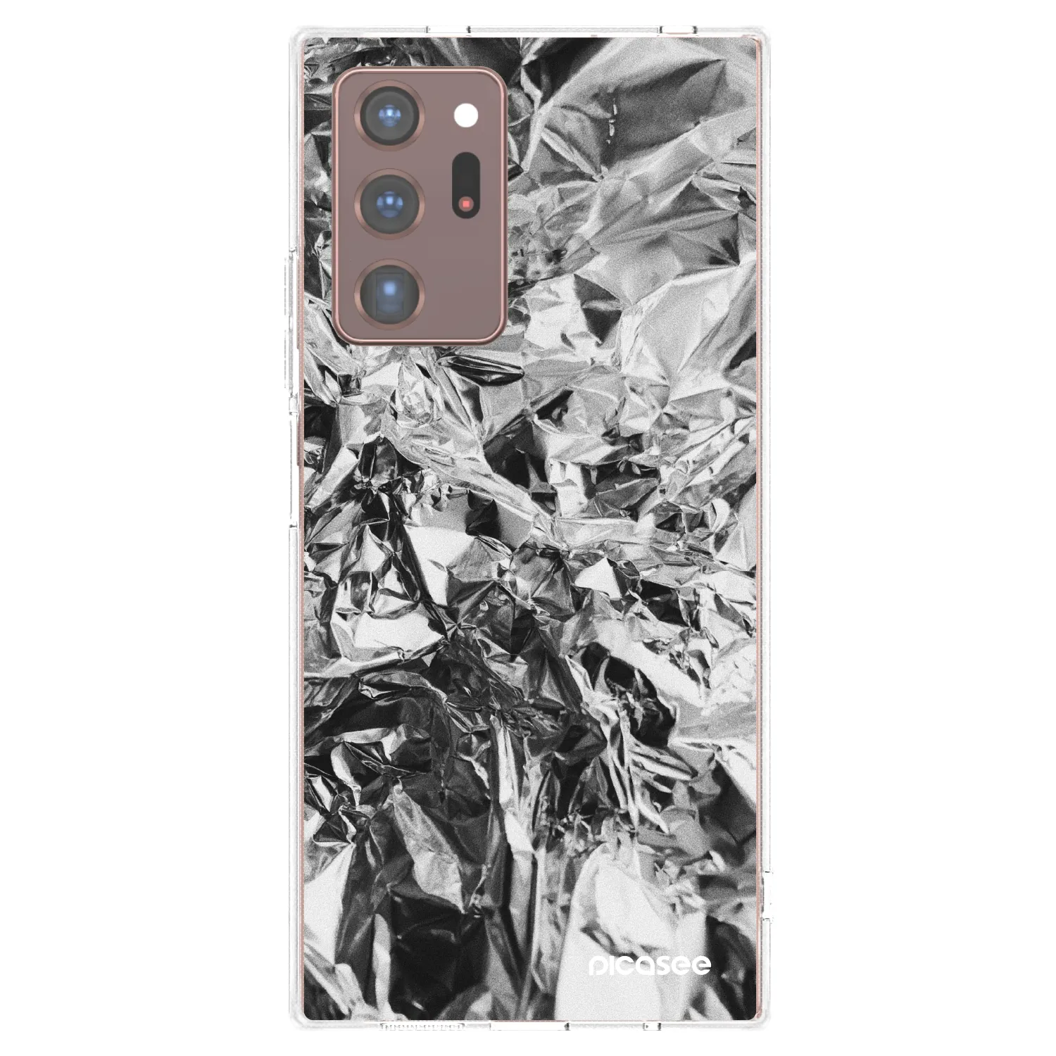 Picasee husă transparentă din silicon pentru Samsung Galaxy Note 20 Ultra - Chrome
