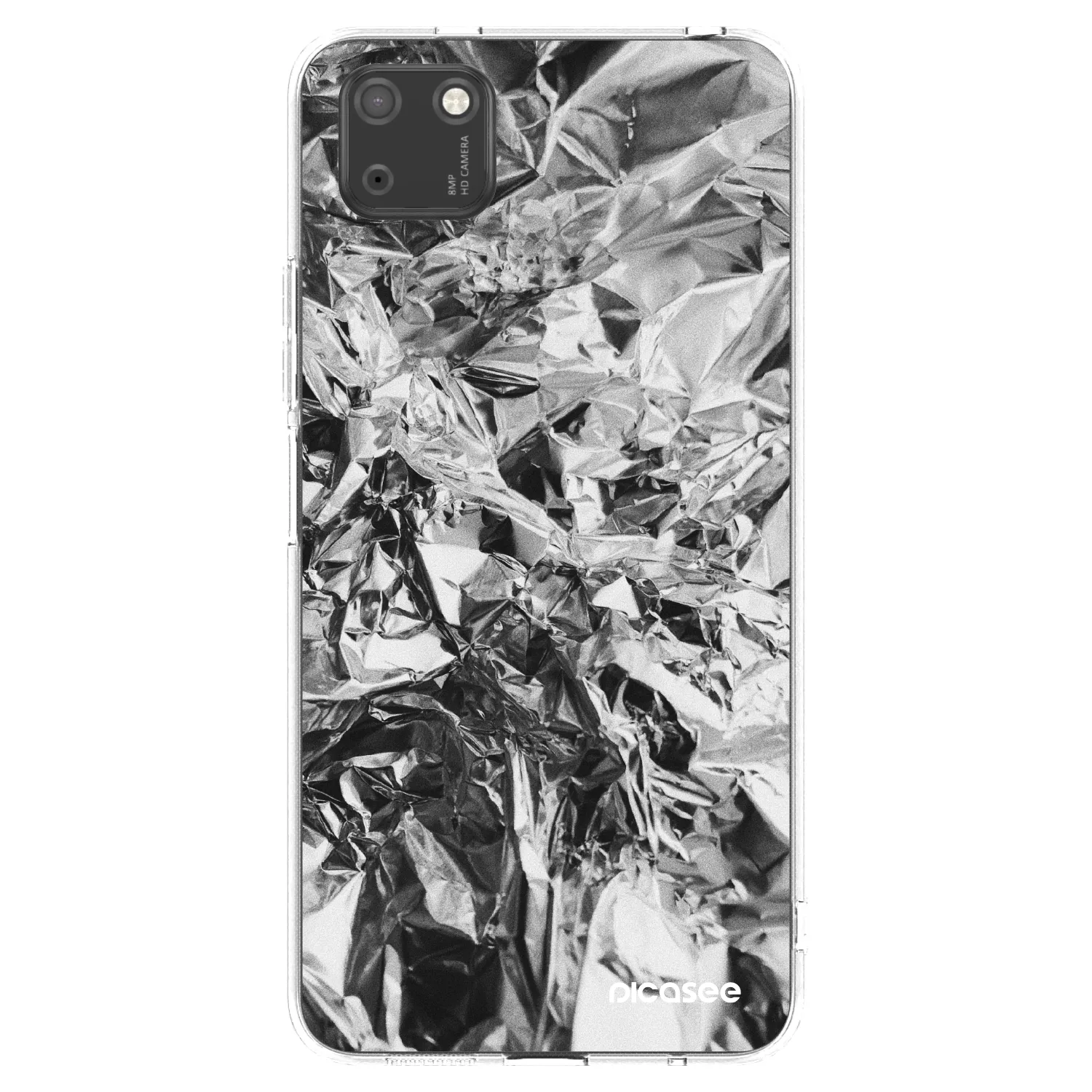 Picasee husă transparentă din silicon pentru Huawei Y5P - Chrome