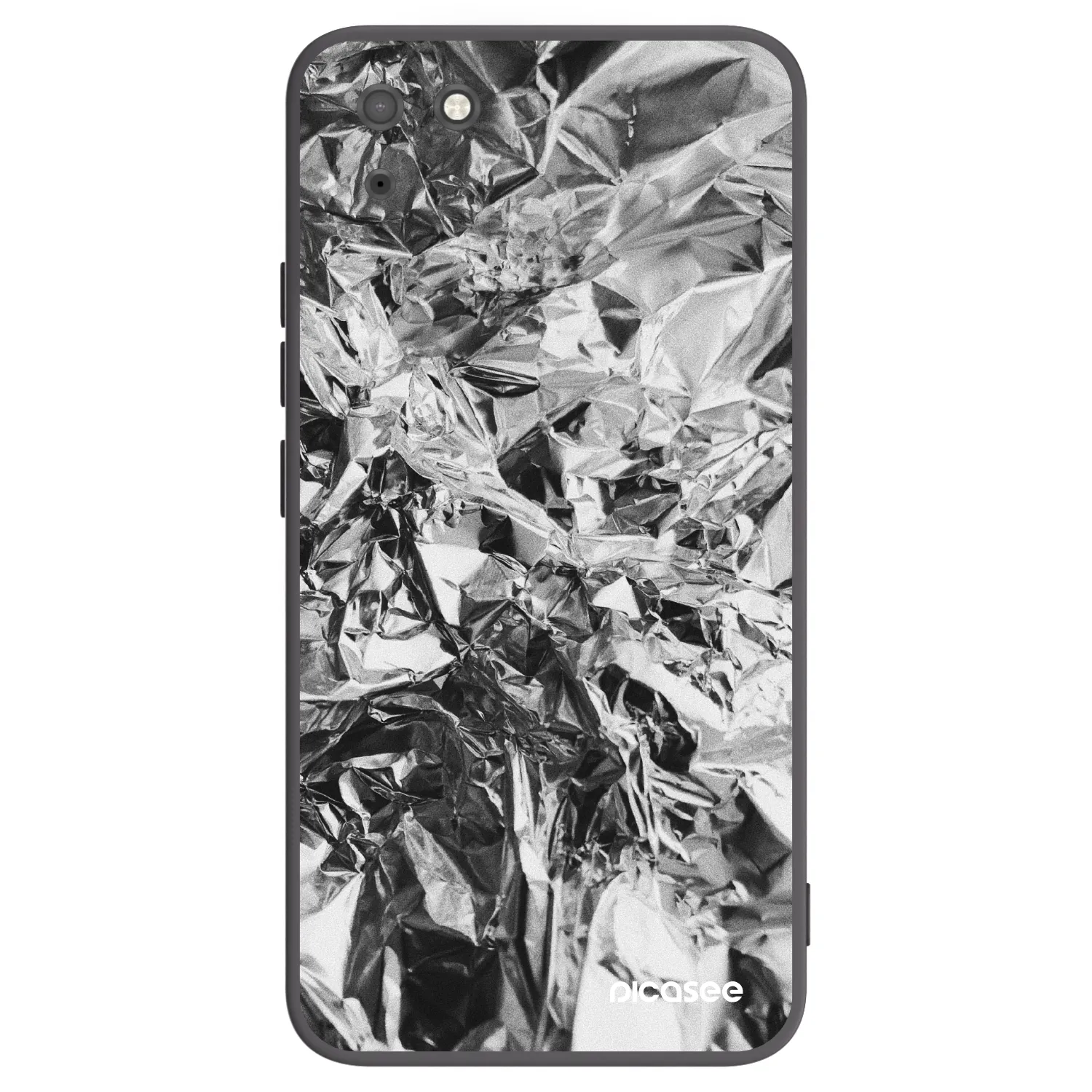 Picasee husă neagră din silicon pentru Huawei Y5P - Chrome