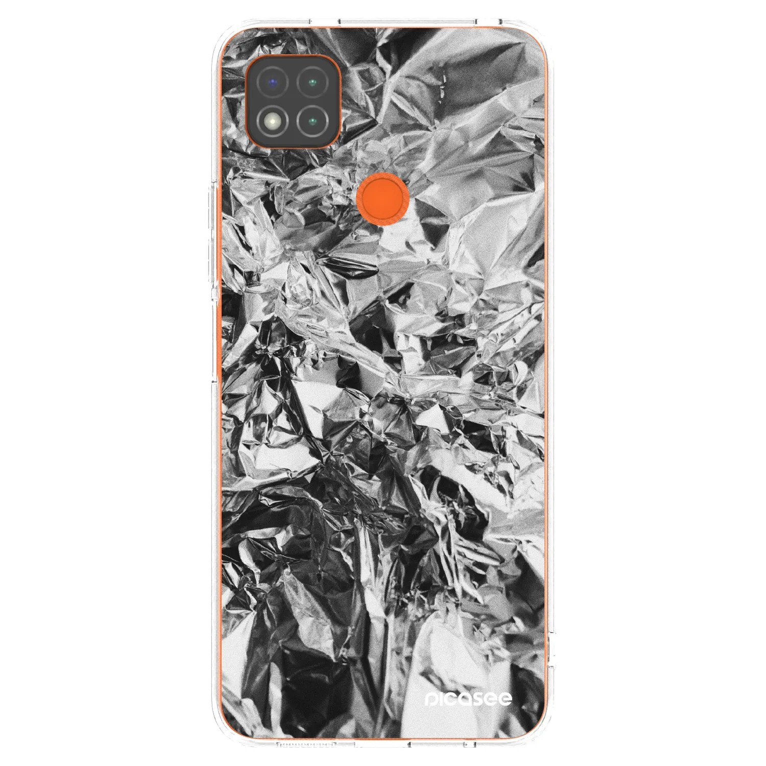 Picasee husă transparentă din silicon pentru Xiaomi Redmi 9C - Chrome