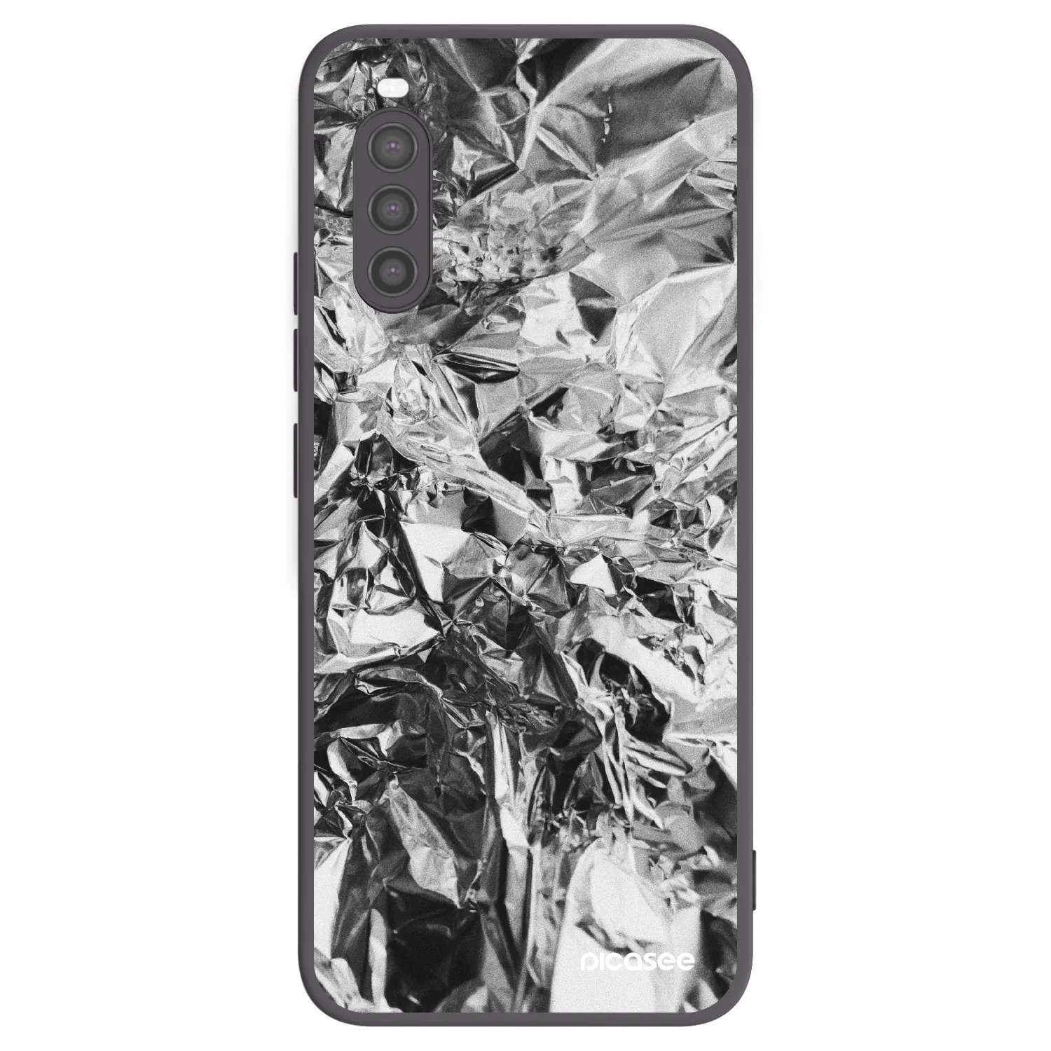 Picasee husă neagră din silicon pentru Sony Xperia 10 II - Chrome
