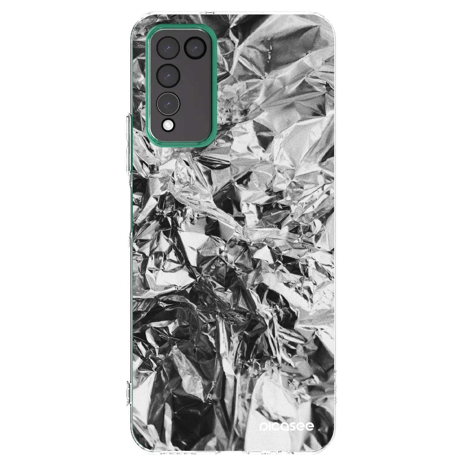 Picasee husă transparentă din silicon pentru Honor 10X Lite - Chrome