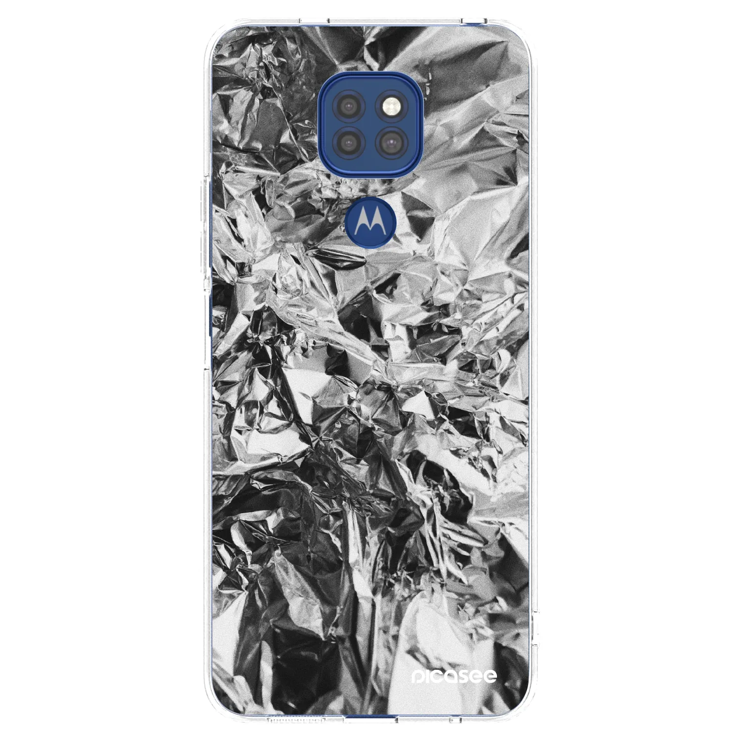 Picasee husă transparentă din silicon pentru Motorola Moto G9 Play - Chrome