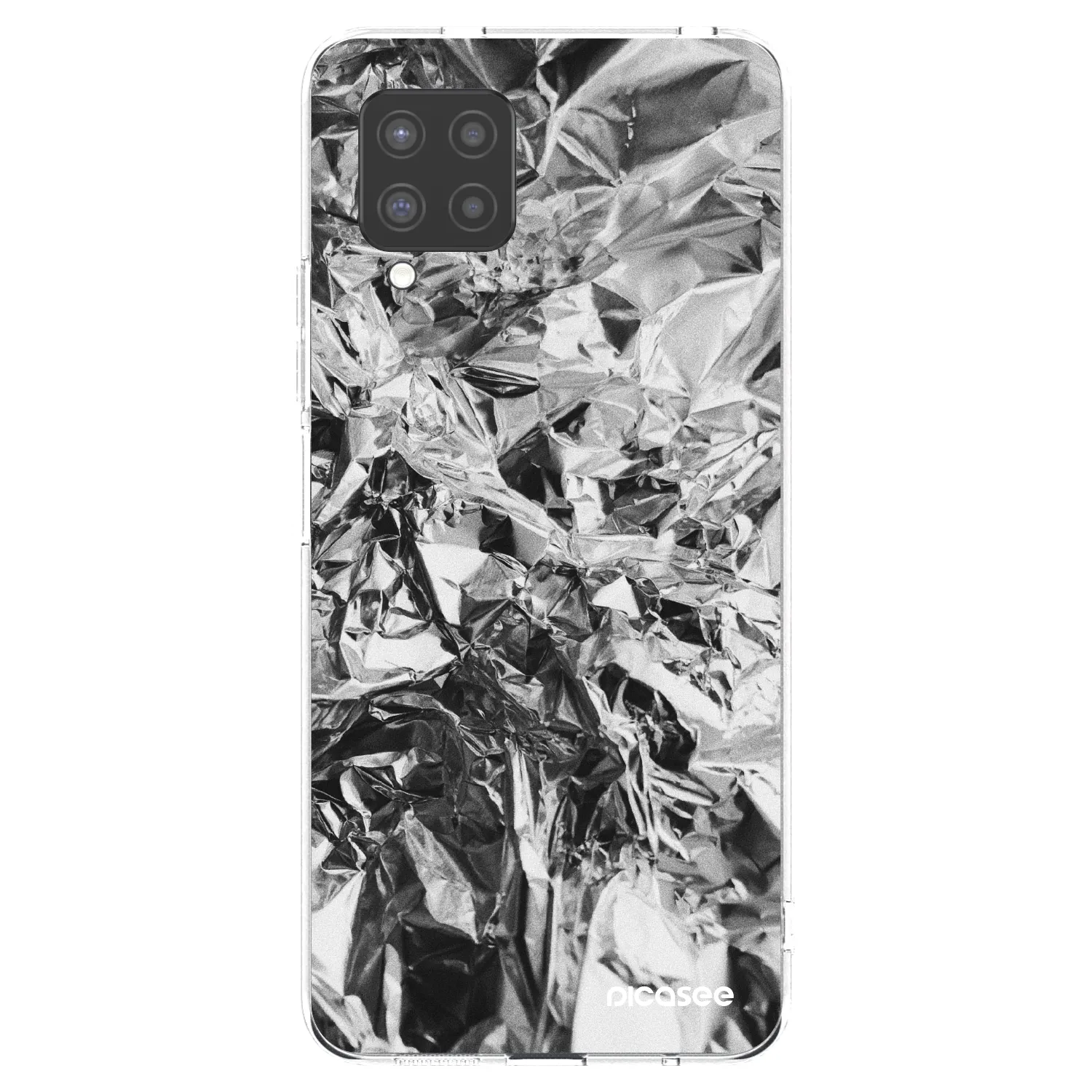 Picasee husă transparentă din silicon pentru Samsung Galaxy A42 A426B - Chrome