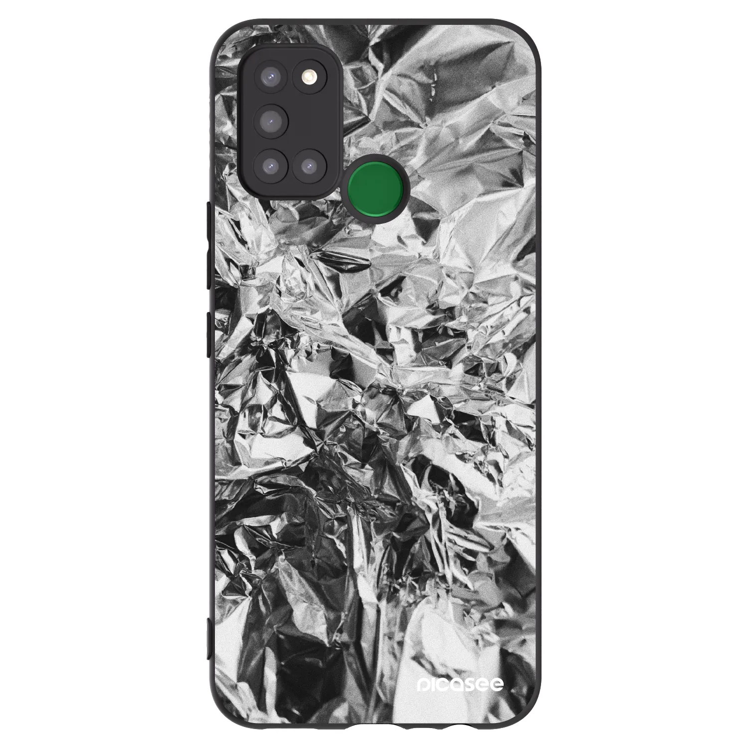 Picasee husă neagră din silicon pentru Realme 7i - Chrome