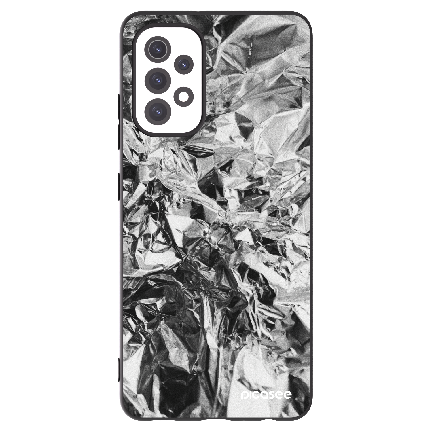 Picasee husă neagră din silicon pentru Samsung Galaxy A32 5G A326B - Chrome