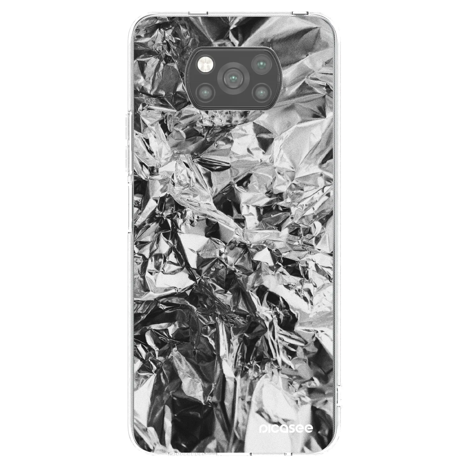 Picasee husă neagră din silicon pentru Xiaomi Poco X3 Pro - Chrome