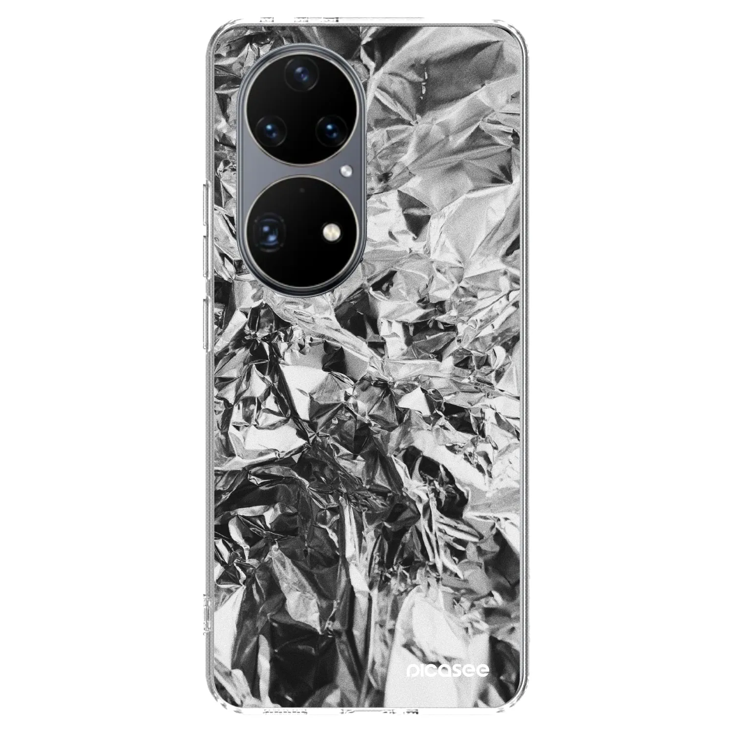 Picasee husă transparentă din silicon pentru Huawei P50 - Chrome